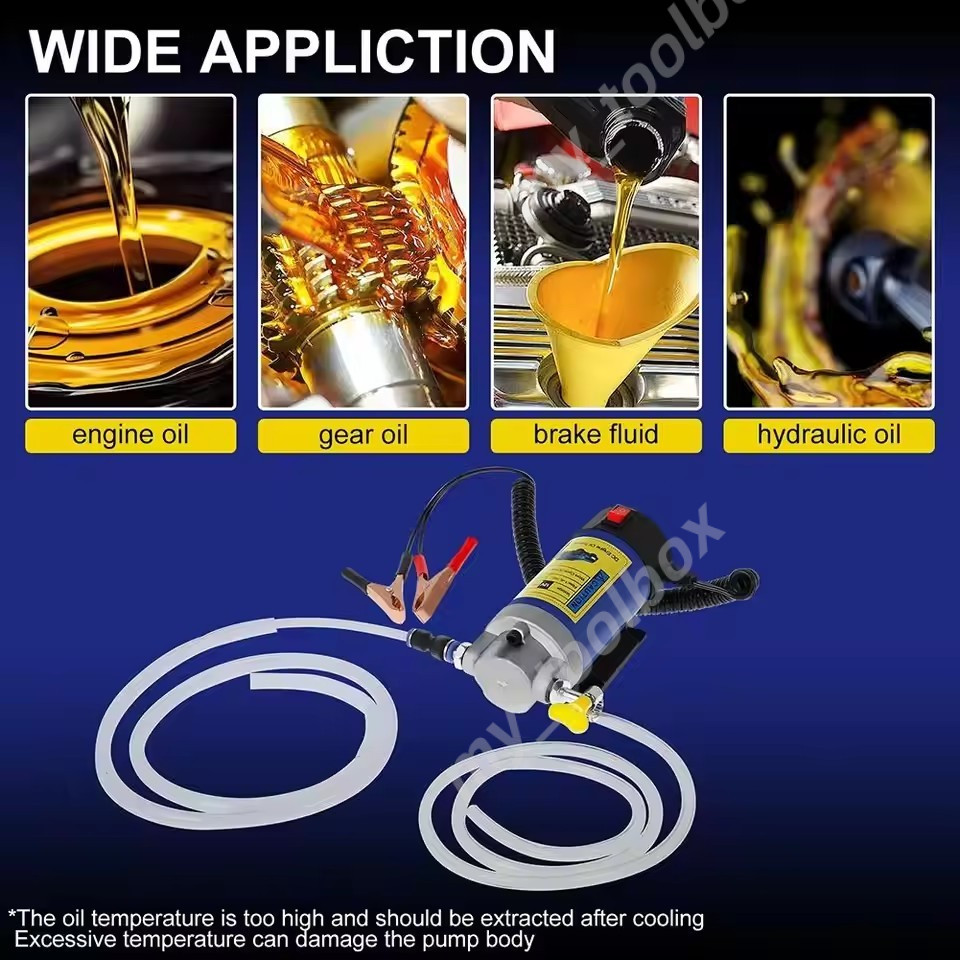 ✅พร้อมส่ง🔥ปั๊มดูดน้ำมันไฟฟ้า 12V/24V ปั๊มถ่ายน้ำมัน 2-6L/min สำหรับรถยนต์และเรือยนต์ ใช้ดูดน้ำมันเครื่อง สะดวกและปลอดภัย - รูปที่ 2