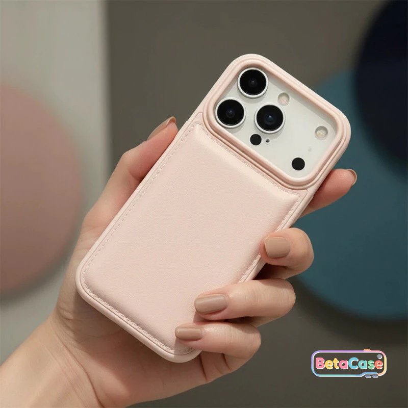 กระเป๋าโท้ตหนังเทียมพรีเมียมสไตล์เกาหลี มินิมอล พร้อมที่ใส่โทรศัพท์ Case for iPhone 17 16 15 14 13 12 11 11 14plus 17PM