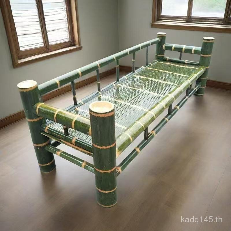 ไม้ไผ่ทําจีนอรหันต์เตียงผู้เอนกายไม้ไผ่ทําเฟอร์นิเจอร์ที่ทําด้วยมือเซนเตียงทาทาโซฟาเบด ข & ข ไม้ไผ่ไ