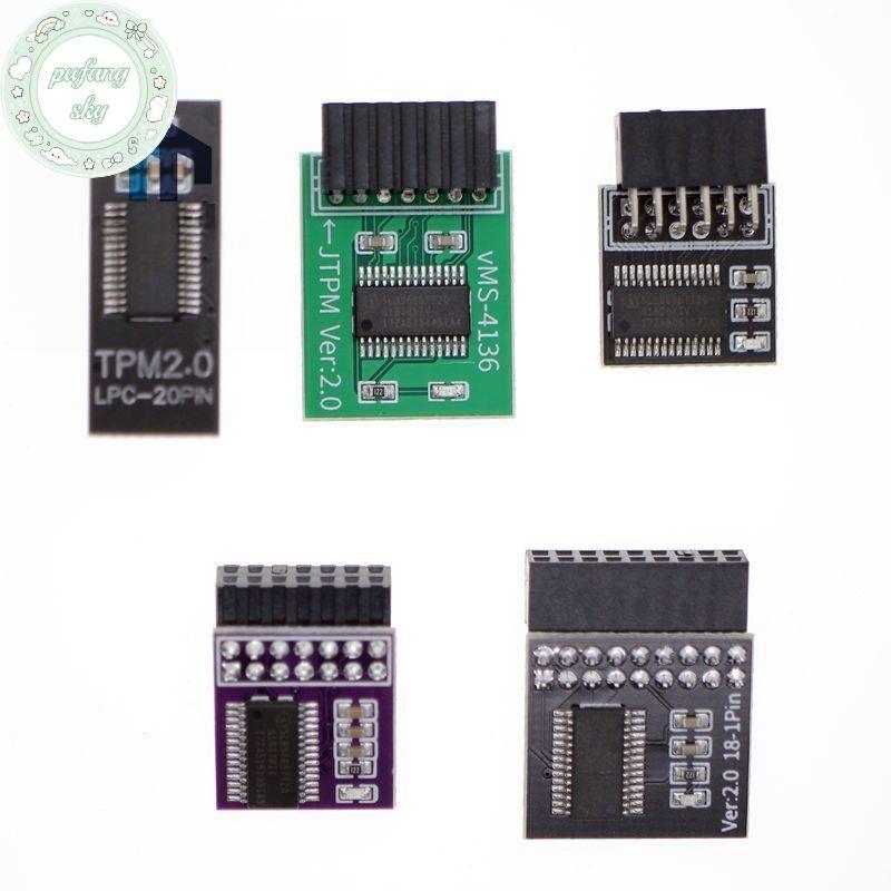 PUSKY TPM Security Module TPM Remote Card Coding Security Module รองรับ 12 14 18 20 Pins เข้ากันได้ก