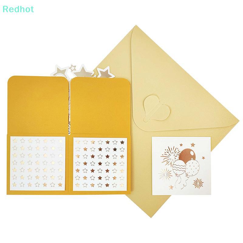 <Redhot> 50th Anniversary Card,3D Gold Happy Anniversary Pop Up Card With Envelope For Wife Husband 