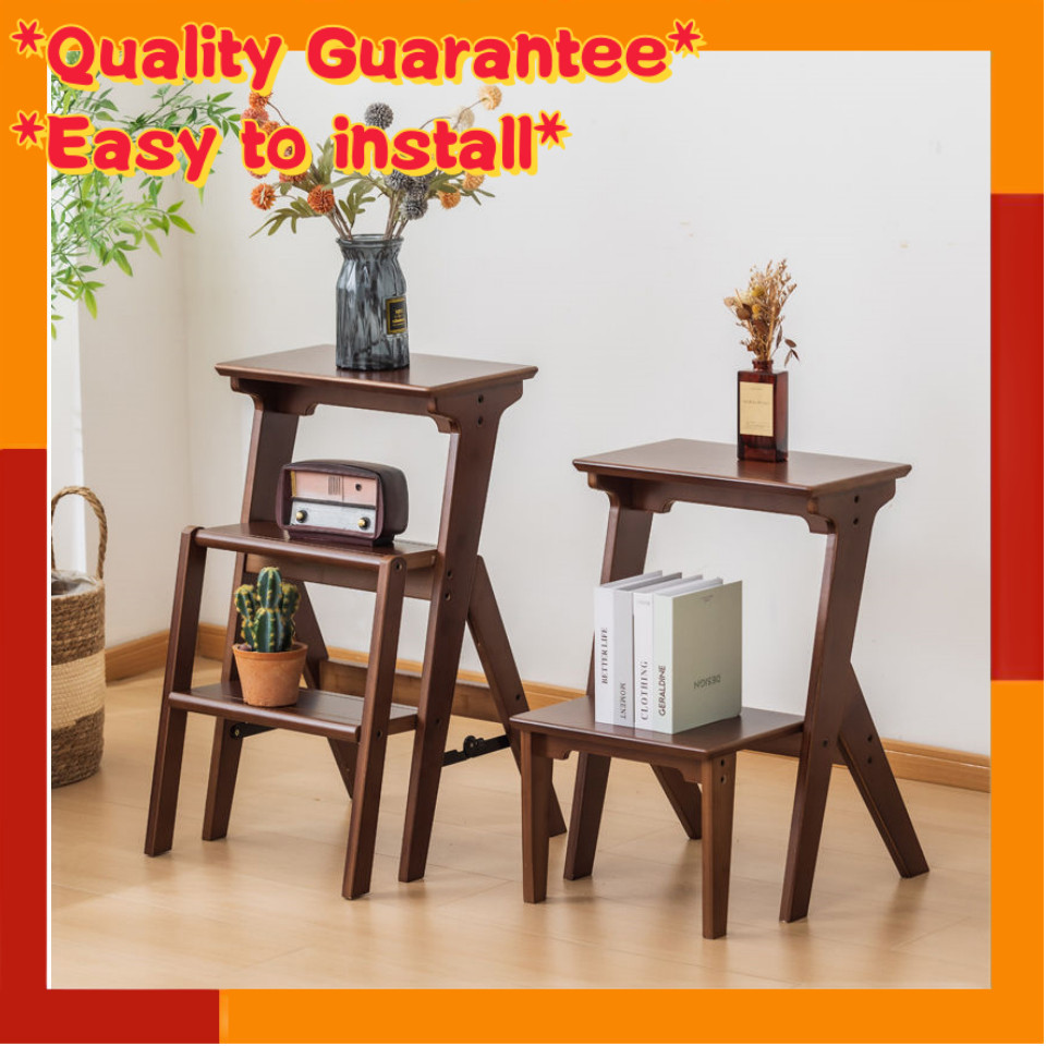 Foldable stool home multifunctional ladder folding ladder kitchen living room stool rack storage rac