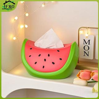 ฉ&โอ ความรู้สึกขั้นสูงแตงโมกล่องกระดาษทิชชูสก์ท็อปบ้านห้องนั…