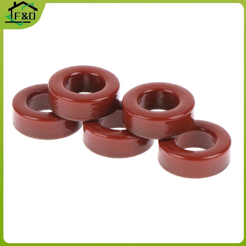 F&O 5pcs Carbonyl Iron Powder Cores T50-2 13*7*5 mm 4.9nH/N2 Ferrite Toroid Core Micro Metal Small M