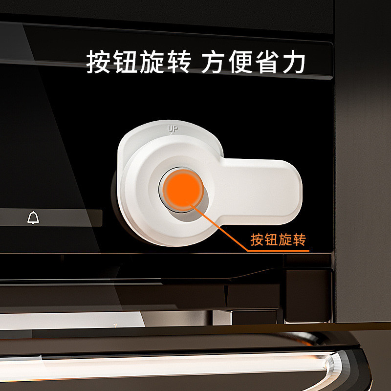 ประตูเตาอบเด็กล็อคความปลอดภัยในครัวเรือนเตาอบไมโครเวฟประตู Anti-Opening Buckle Holder การเจาะ-ฟรีเด็
