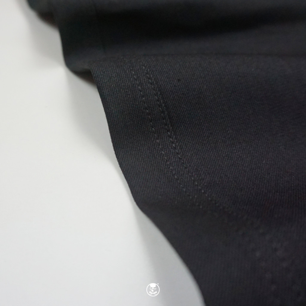 DETERMINED - Wide Pants JIINZU RAW DENIM กางเกงขายาวผู้ชายสีดํา - รูปที่ 4