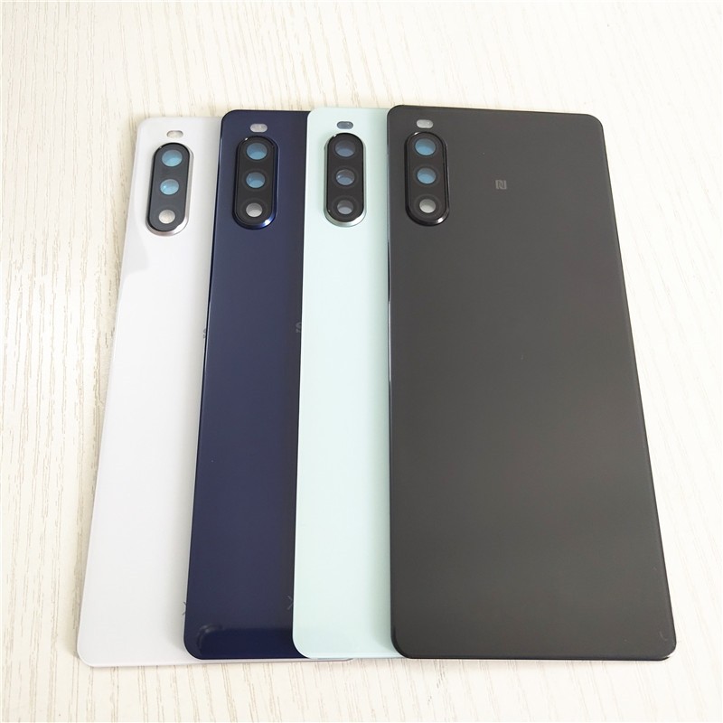 ฝาหลังสําหรับ Sony Xperia 10 II XQ-AU51 AU52 แบตเตอรี่ซ่อมประตูโทรศัพท์เปลี่ยนกรณีด้านหลัง + เลนส์กล