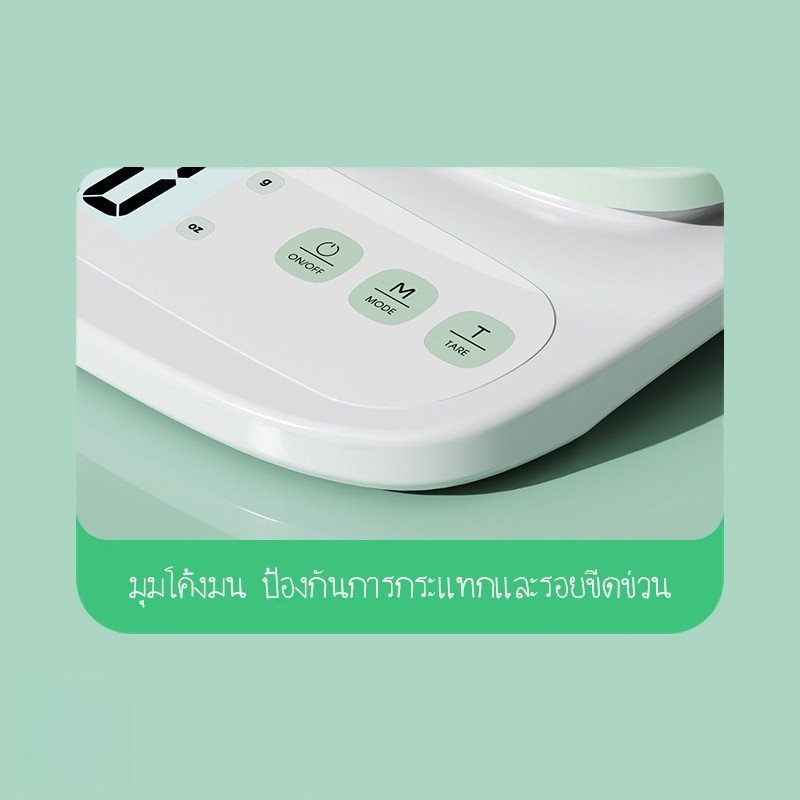 เครื่องชั่งดิจิตอล Digital ตราชั่ง รับน้ำหนักสูงสุด3kg ระบบทดน้ำหนัก กันน้ำ ที่ชั่งน้ำหนักอาหาร ชั่งส่วนผสม รูปที่ 3