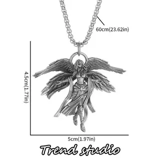 รวมสร้อยคอวินเทจหลากหลายแบบ ดีไซน์รูปเทวดาสี่ปีก มีให้เลือกหลายแบบ โซ่สแตนเลส อัตราการซื้อคืนสูง
