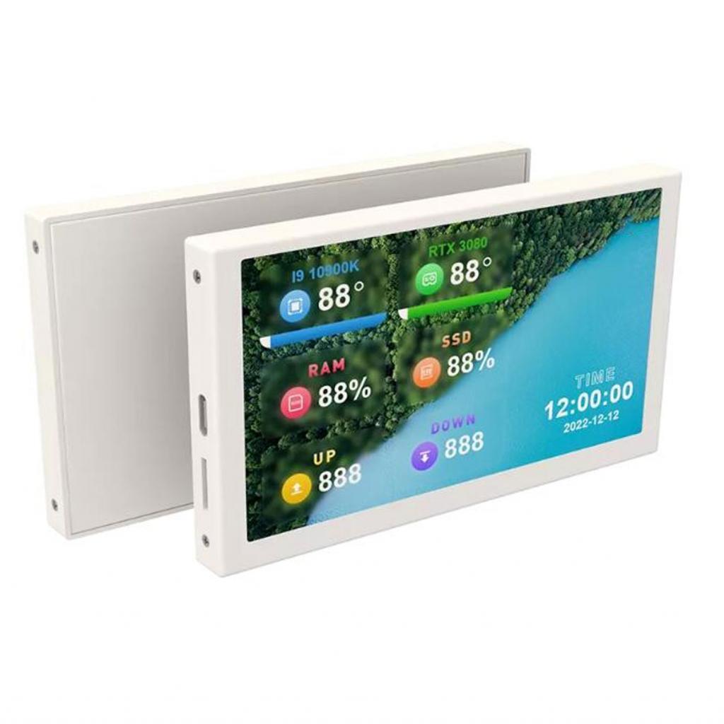 Bamaxis Vikye คอมพิวเตอร์ Temp Monitor 5in จอแสดงผล IPS PC อุณหภูมิ CPU GPU RAM แผงเซ็นเซอร์ข้อมูล