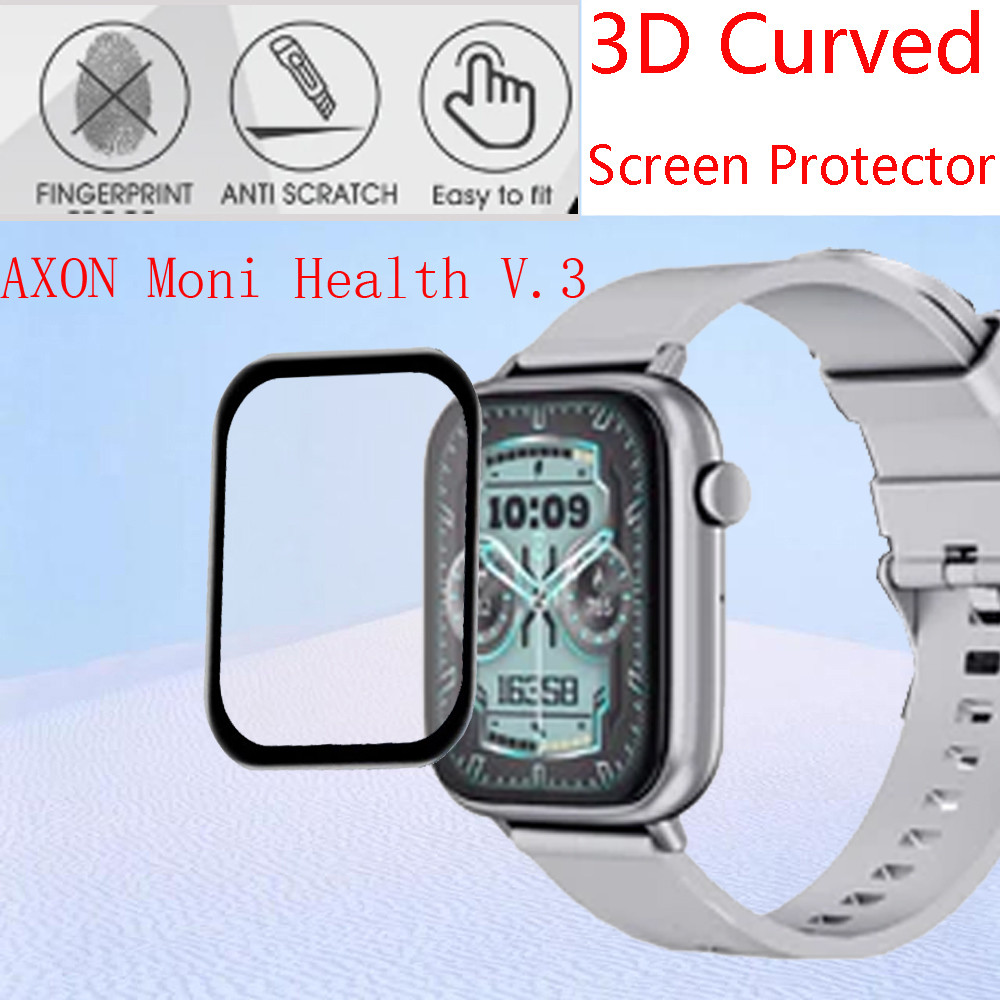 5D ฟิล์มป้องกันสําหรับ AXON Moni Health V.3 ป้องกันหน้าจอฟิล์มป้องกันรอยขีดข่วนสําหรับ AXON Moni Hea