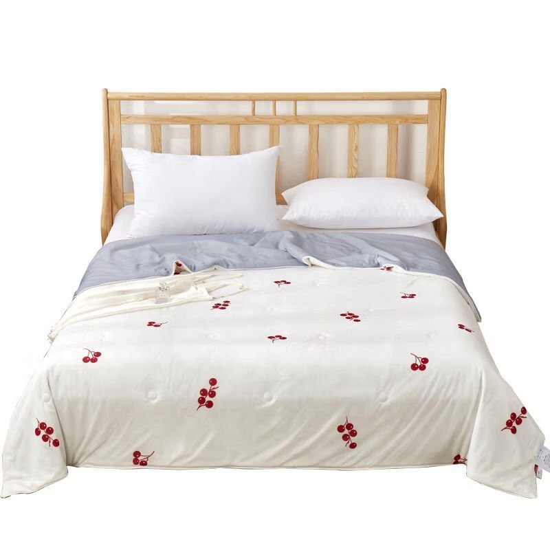 HDB-2212 () พื้นหลังสีขาว Cool Feel Quilt Red Bean Red Bean MSOG