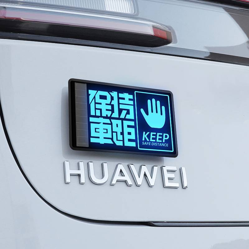 【Ready Stock】 Solar Demon Eye LED Flash Lamp Bumper Stickers Car Change Decoration Warning Anti-Coll