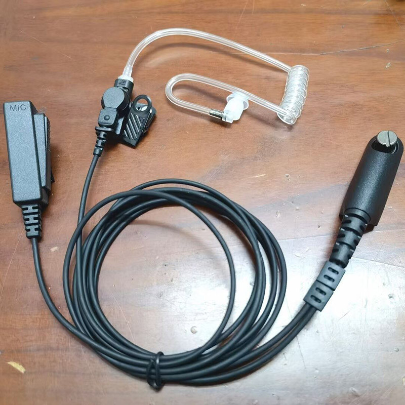 ชุดหูฟัง GP328/GP338/PTX760/GP380/GP340 ท่อลมชุดหูฟังปุ่มส่งสัญญาณขนาดใหญ่