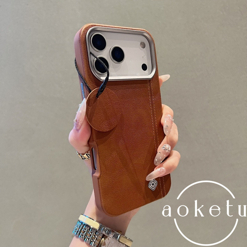 เหมาะสําหรับเคสโทรศัพท์ ไอโฟน 17 โปรแม็กซ์ แม่เหล็กดูดใหม่ แอปเปิล 16 มือโปร ฝาครอบป้องกันหนังระดับไฮเอนด์ 15 กรอบโลหะ 17อากาศ รวมทุกอย่างฝาครอบป้องกันการตก