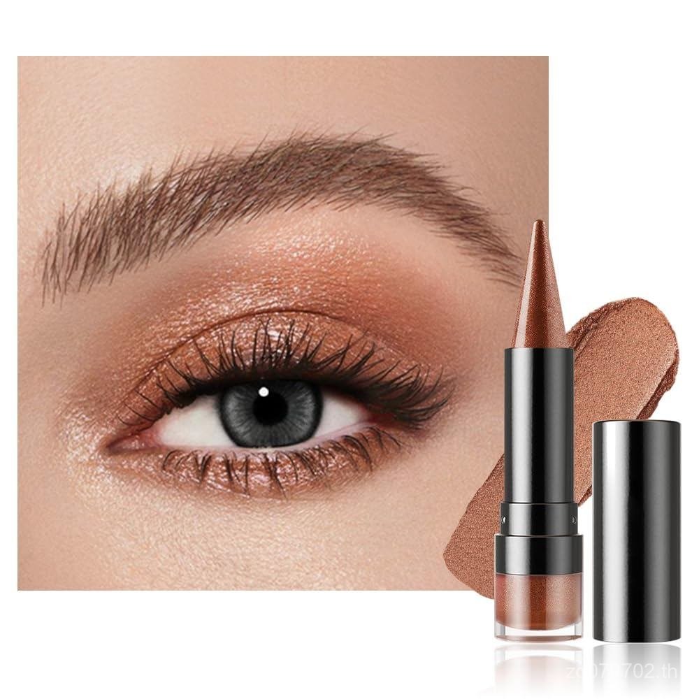 BINGBRUSH Glitter Eyeshadow Stick & Eyeliner Pencil, 4-in-1 Metallic Shimmer Cream Eyeshadow, Long-L