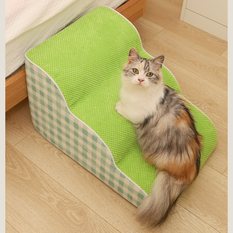 🐕‍🦺บันไดหมา👣บันไดบันไดบันได แบบลาดเอียง ซักทําความสะอาดได้ สําหรับสัตว์เลี้ยง สุนัข แมว - รูปที่ 7