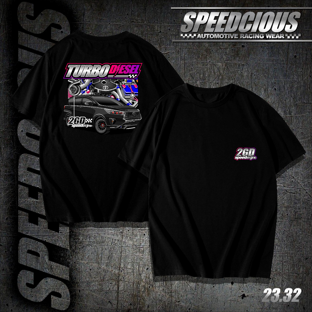 Innova 2gd Turbo Diesel Engine Racing เสื้อยืด Speed Engine ดัดแปลงรถเสื้อ Speedcious ยานยนต์ Racing