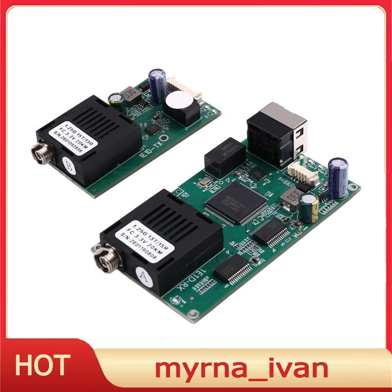 FC Singlemode Fiber Ethernet Video over Fiber Optic Converter 1310nm/1550nm 20Km, TTL 460Kbps พร้อม 