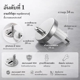 ติดตั้งง่าย ยึดแน่น น็อตยึดชักโครก ชุดยึดฝาชักโครกแบบขยาย มีฝาครอบ อะไหล่ซ่อมฝาชักโครกหลวม เปลี่ยนแทนสกรูเก่าหรือหาย ซ่อมเองในบ้าน