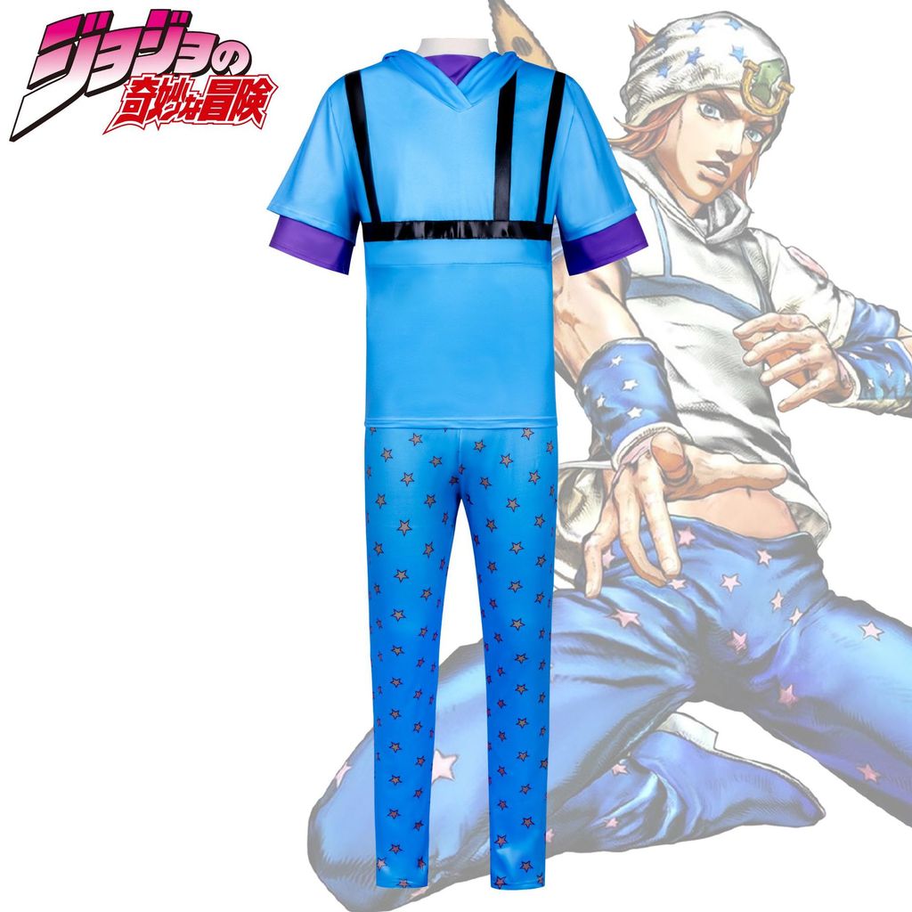 ชุดคอสเพลย์ Jonathon Joestar จากเรื่อง Steel Ball Run เครื่องแต่งกายสำหรับคอสเพลย์ RFE2