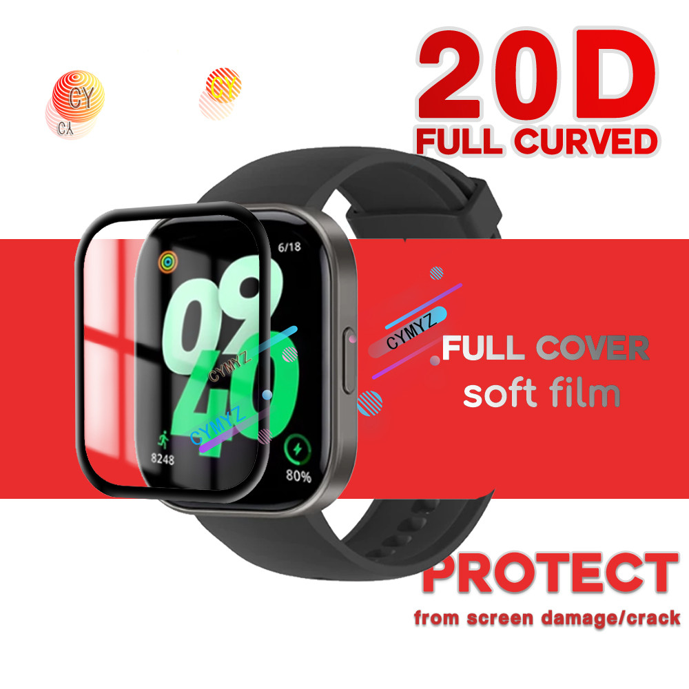 ฟิล์ม Infinix XWatch H5 Pro ฟิล์มป้องกันคลุมทั้งหมด Infinix XWatch H5 Pro ตัวป้องกันหน้าจอ 5D ตัวป้อ