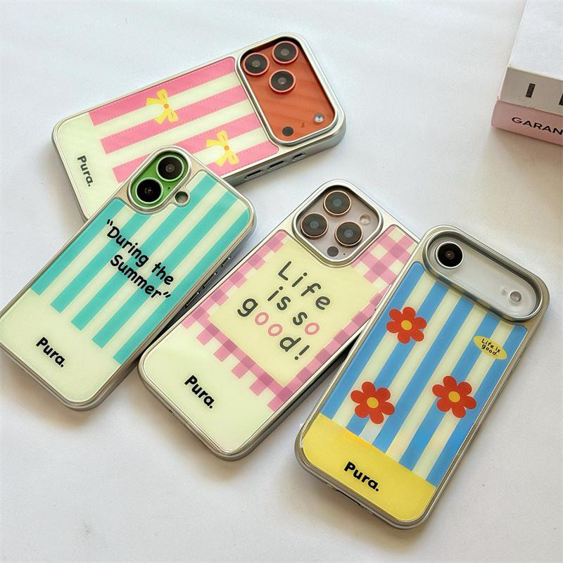 💎Snap&Co💎เข้ากันได้สำหรับ สําหรับ iPhone เรียบง่าย17 16 15 11 15 PRO max XR 12 13pro 7P 14 pro max 16pro ป้องกันฝุ่น