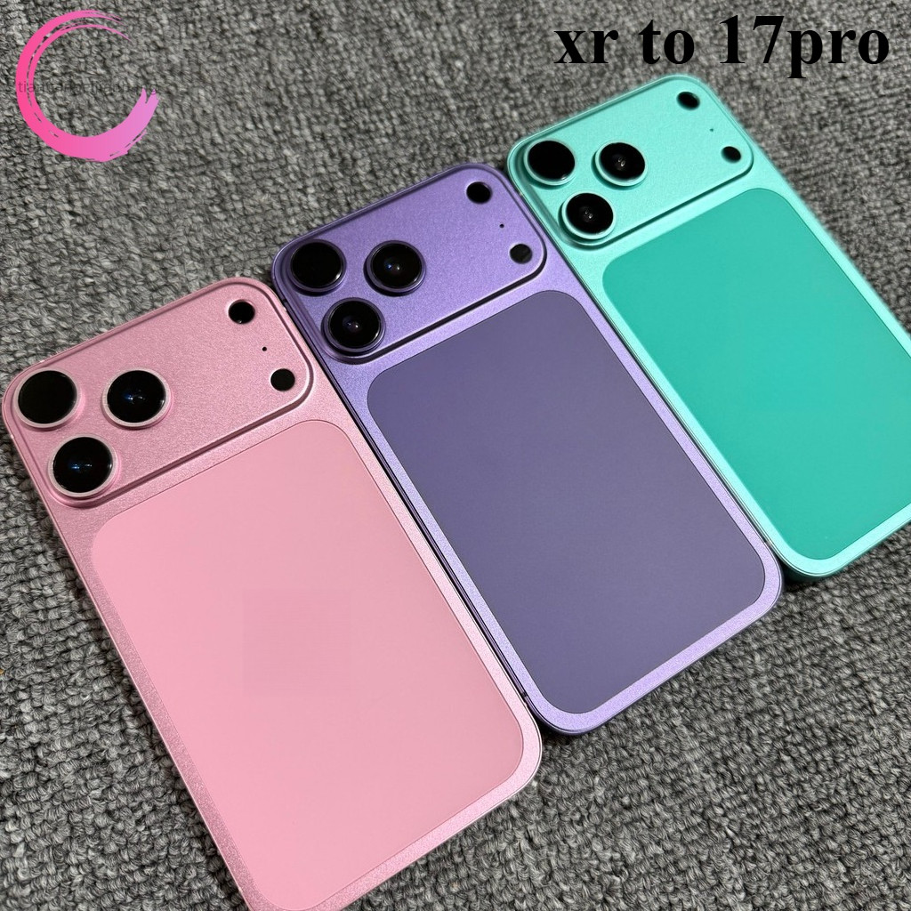 DIY XR แปลงเป็น 17Pro ที่อยู่อาศัยฝาหลังขนม XR ถึง 17 Pro Body กล้องขนาดใหญ่, XR ที่อยู่อาศัยแปลงเป็