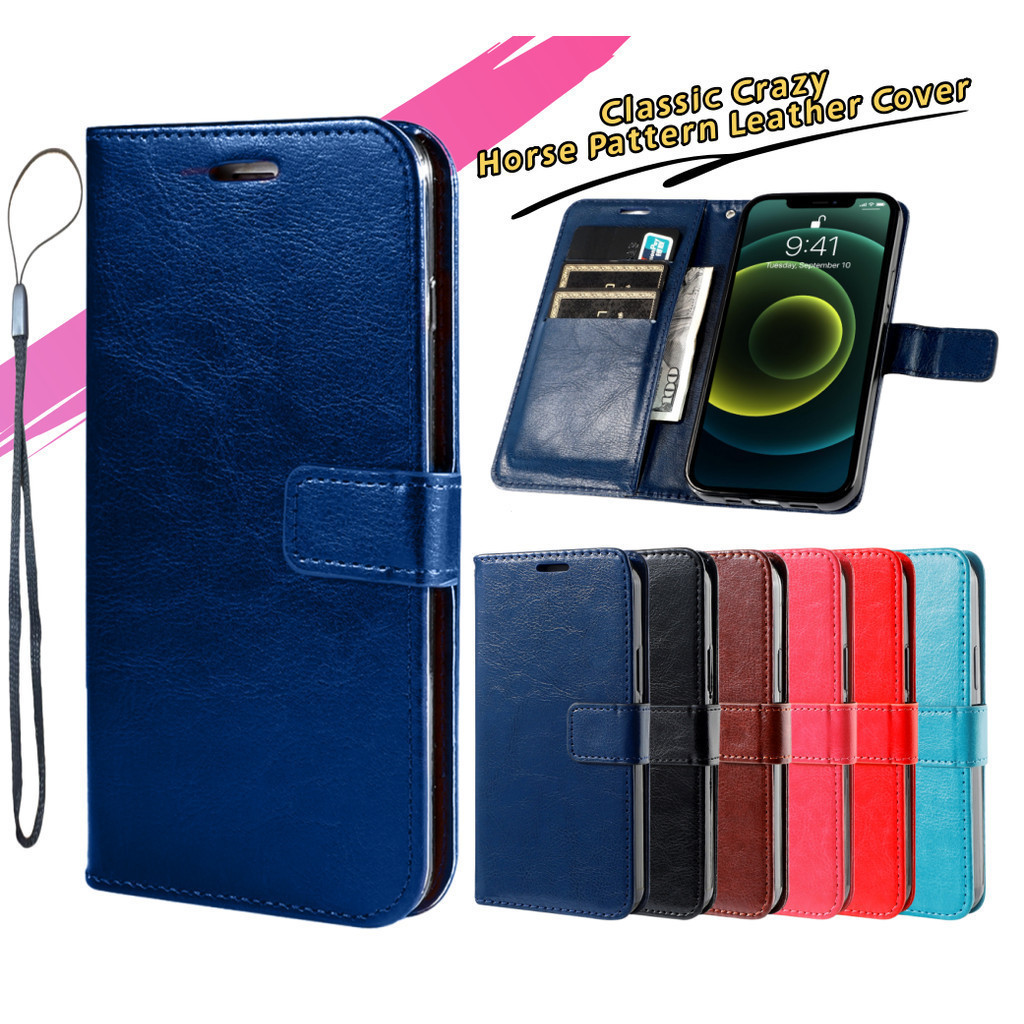 เคส Realme Note 60 RMX3933 Note 60X RMX3938 ใส่การ์ดสไตล์พลิกปกหนังป้องกันการตก