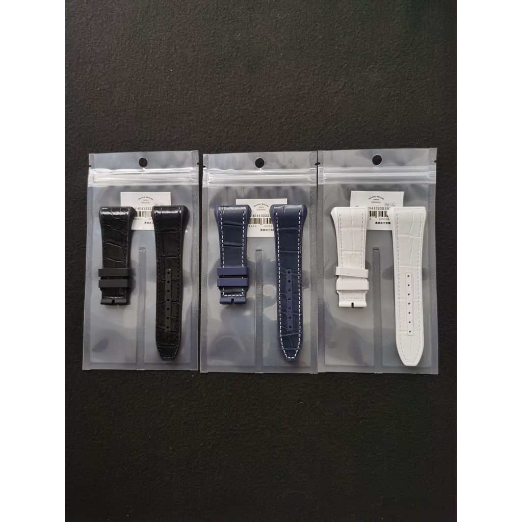 เหมาะสําหรับ Frank Muller สาย V45 สติกเกอร์หนังจระเข้เทปยาง Frank Muller v41 v32 ผู้ชายผู้หญิงนาฬิกา