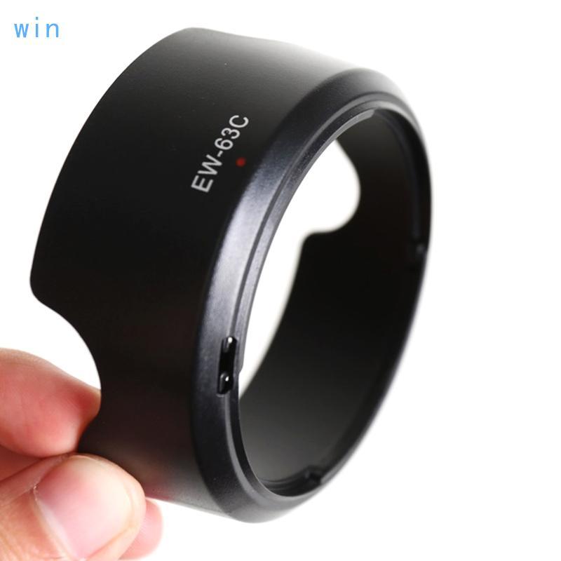 Win Bayonet Mount เลนส์กล้องสี EW-63C เลนส์สําหรับ EF-S 18-55 มม.F 3 5-5 6 สําหรับ STM 58 มม.เลนส์