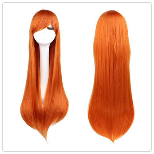 วิกคอสเพลย์นักรบ EVA Asuka/Inoue Orihime สีส้มสดใส