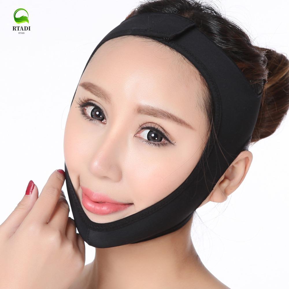 RTADI Cheek Slimming Mask, V Shaper V Line Face Lifting Oval Mask, Simple Anti Wrinkle Sculpting Lif