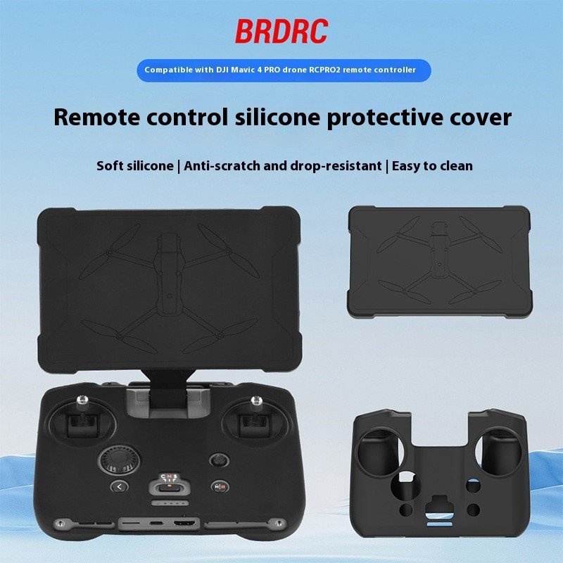 เหมาะสําหรับเคสซิลิโคน DJI Mavic 4 PRO, RC PRO 2 พร้อมหน้าจอรีโมทคอนโทรล, ฝาครอบป้องกัน, ผ้าคลุมกันฝุ่น, อุปกรณ์เสริม