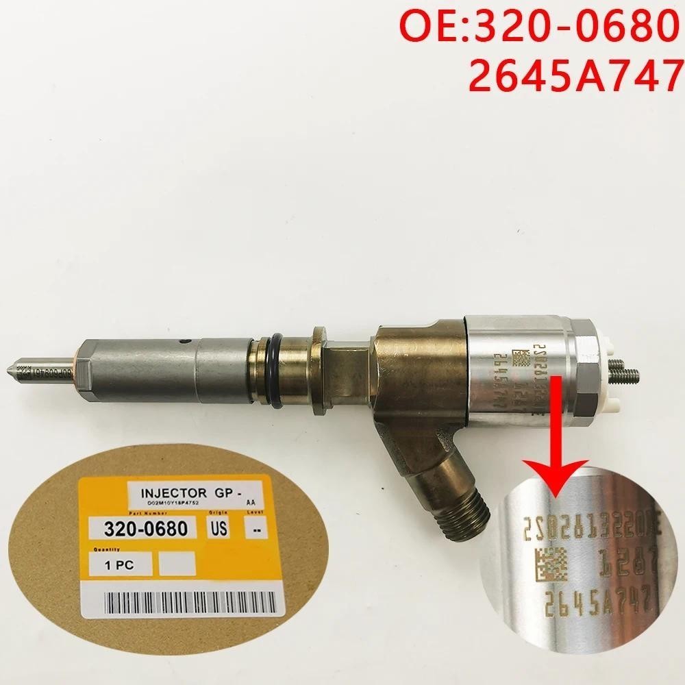 320-0680 645A747 สําหรับ CAT Caterpillar C4.4 C6.6 หัวฉีดเครื่องยนต์  3200680 หัวฉีดคอมมอนเรล