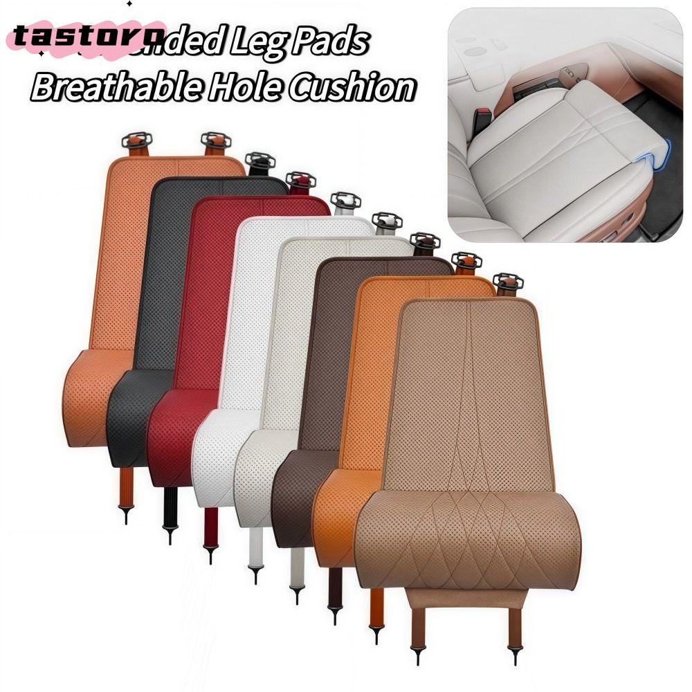 TASTORO แผ่นรองรองรับขาเบาะรถยนต์, เมมโมรี่โฟม Universal Seat Extender เบาะรองขา, คุณภาพสูง Breathable Extension Design Comfort เบาะรองนั่งสําหรับไดรฟ์ยาว