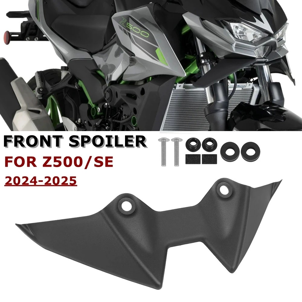 KAWASAKI สปอยเลอร์ด้านหน้ารถจักรยานยนต์สําหรับคาวาซากิ Z500 Z500SE 2024-2026 Z 500 SE Naked Downforc