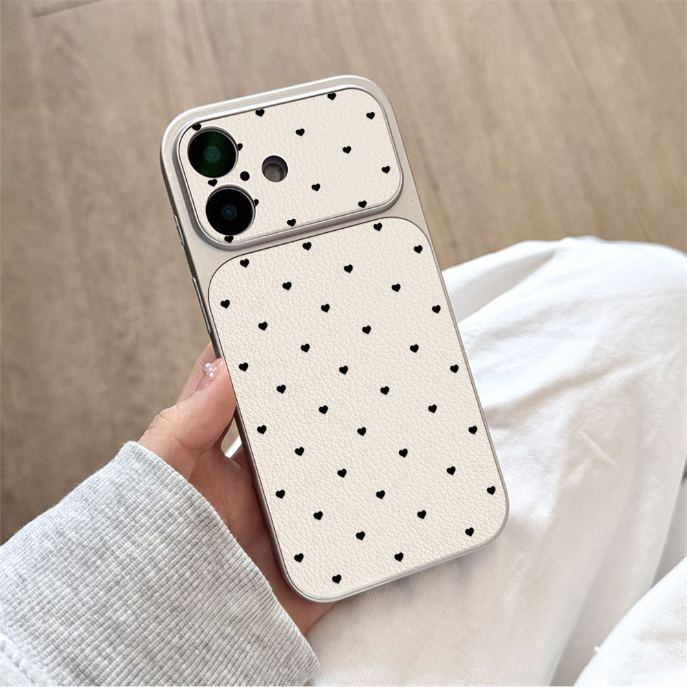 เคสมือถือ For iPhone 13 11 15 16 Pro Max Case iPhone 11 12 14 17 Pro Max 13 14 Pro ทำจากหนัง มีสายคล้องข้อมือ Anti-loss