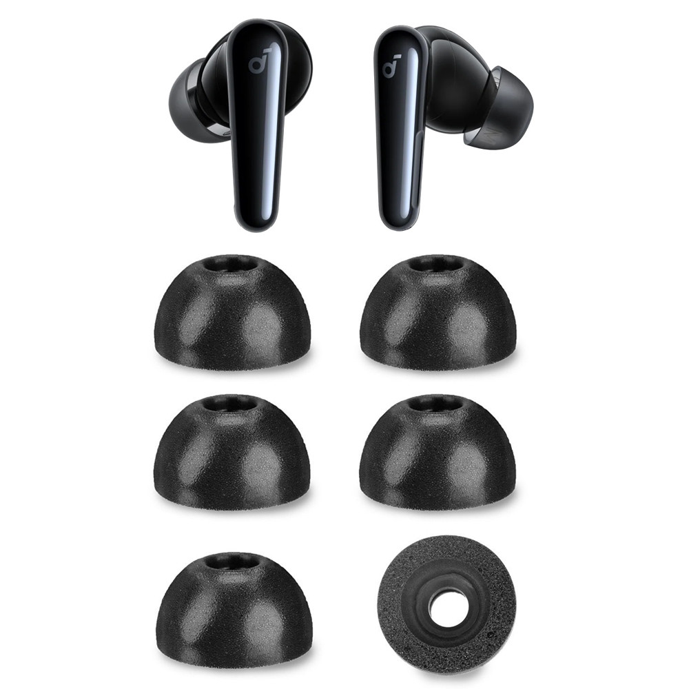 3 คู่, เคล็ดลับหูฟังโฟมหน่วยความจําทดแทนสําหรับ Soundcore Liberty 4 Pro / Liberty 5 / 3 Pro / Air 2 