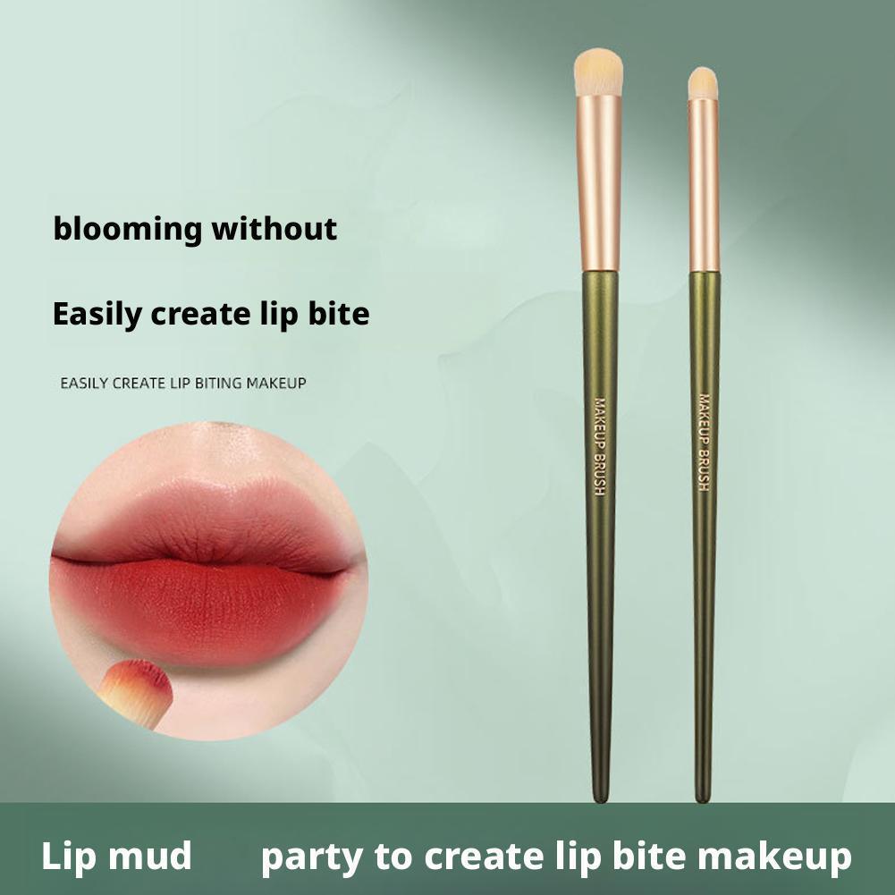 Gecomo Supermy New Lip Brush ลิปสติก Brush Smudge Lip Brush Mud Brush แบบพกพา H6w8