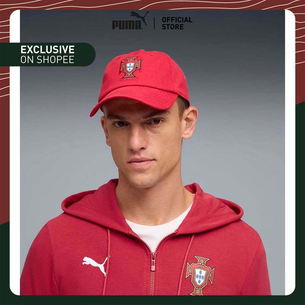 PUMA Football หมวกแก๊ป Portugal ftblEssentials สีแดง - 02708801