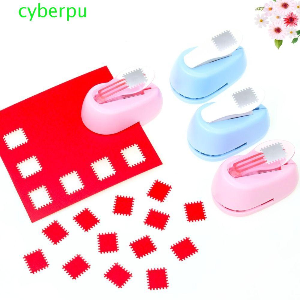 CYBERPULSE Stamp Border Punch, Hole Puncher Punches Maker ลายนูน|เครื่องเขียน Cutting Craft Stamp Sh
