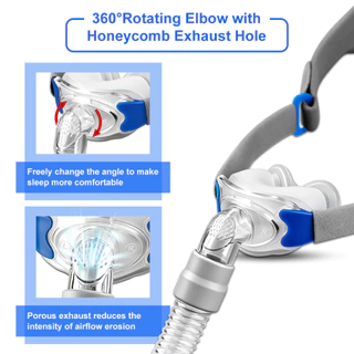 P10 จมูกหมอนหน้ากากสําหรับ Cpap Auto Machine Include SML สามขนาดซิลิโคนเบาะ All In One แพคเกจหมวกเหมาะกับ 22 มม.