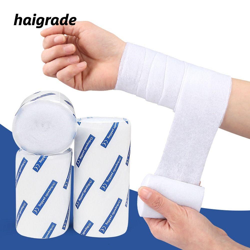 HAIGRADE Cast Padding Wrap, Breathable Absorbent Undercast Padding Roll, Replacement Soft Cotton Gau