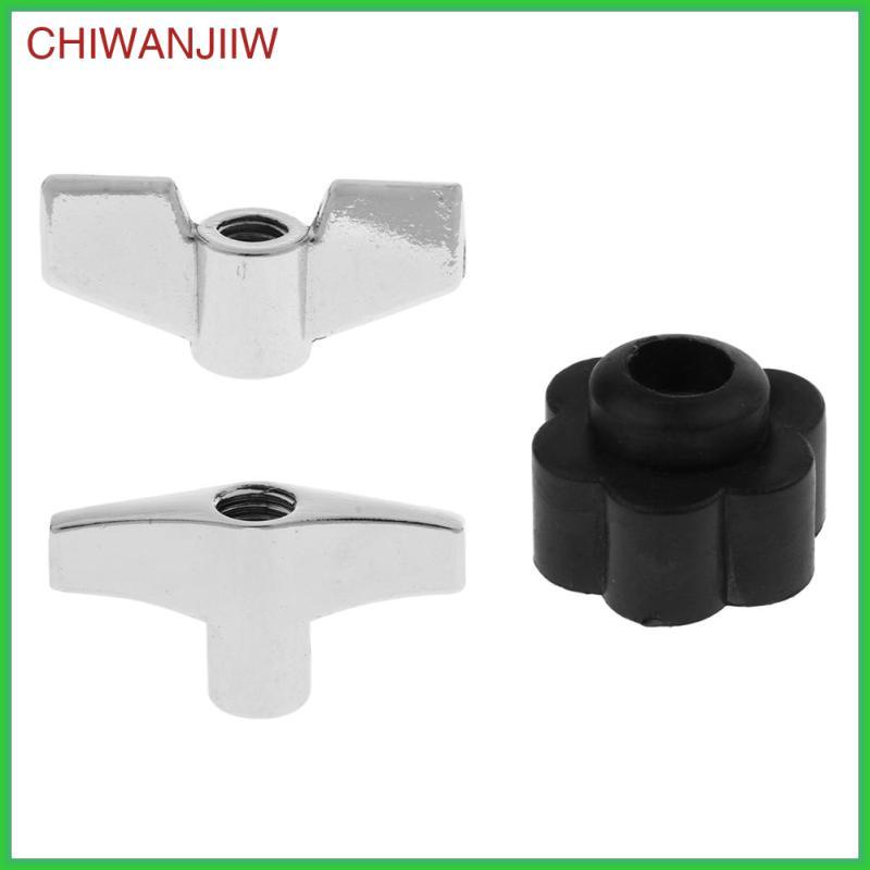 [chiwanjiiw] ขาตั้ง Cymbal ที่วางจําหน่ายอย่างรวดเร็ว 8 มม. Wingnuts สําหรับกลอง DIY อะไหล่อุปกรณ์
