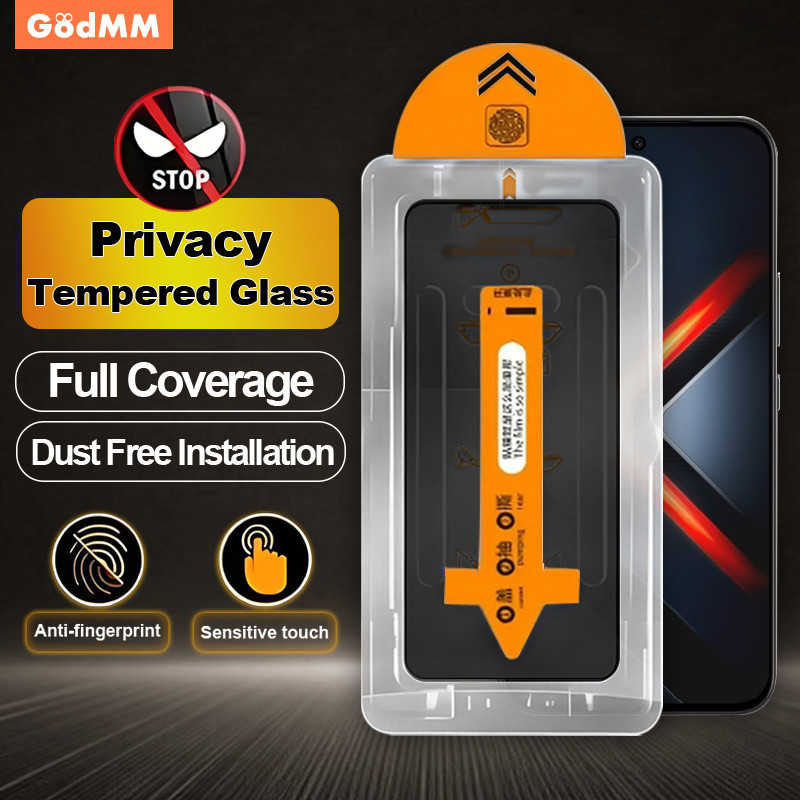 Infinix GT 30 Pro Privacy Full CoverageกระจกนิรภัยสําหรับInfinix GT 30 5G 20 10 Pro Hot 60 60i 50i 50 40 Proสมาร์ท 10 HD Plusป้องกันหน้าจอติดตั้งง่ายทําความสะอาดห้อง