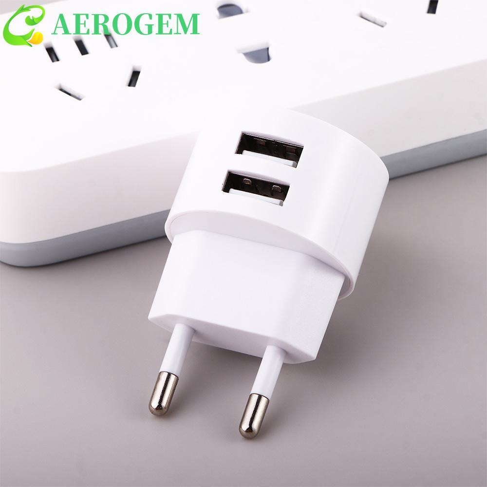 AEROGEM Dual Usb Round Charger EU Universal Portable US Travel Charger Travel Charger Head UK Wall C