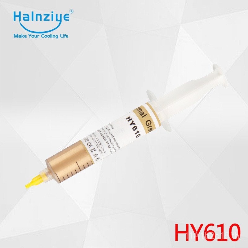 Hua Neng Zhiyan HY-610 ทองแดงกระจายความร้อนจาระบีซิลิโคน 30g คอมพิวเตอร์แล็ปท็อป CPU การกระจายความร้