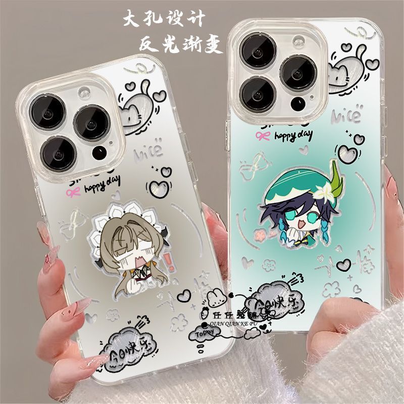 Genshin Impact/Lohen/Sandrone/Genshin Impact/Lohen/Sandrone/Genshin Impact Puppet Feather Gauze เคสโ