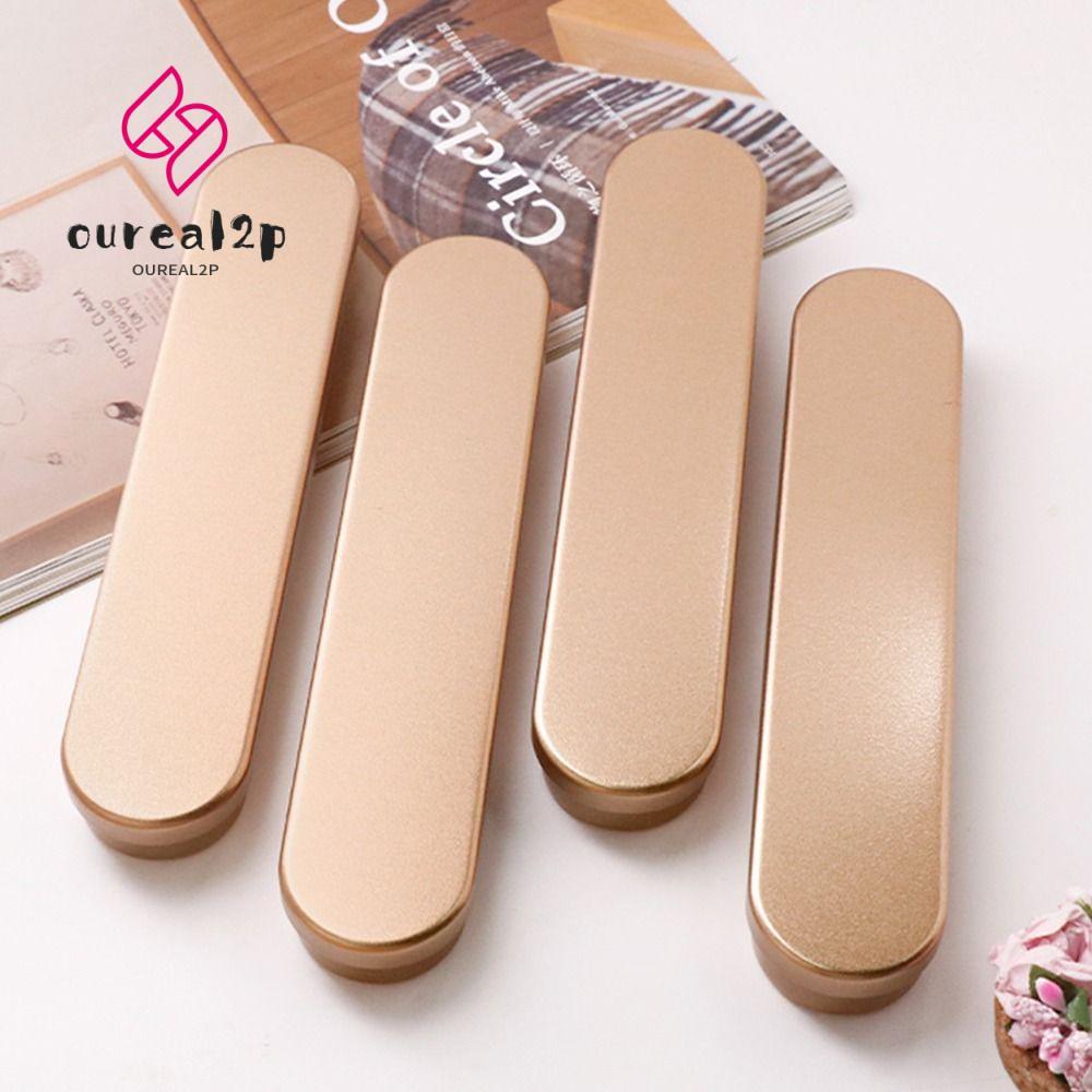 กล่องปากกา OUREATH, พร้อมฟองน้ําซับในกล่องดีบุกมัลติฟังก์ชั่น, ที่เก็บดินสอโลหะทรงสี่เหลี่ยมเรียบง่าย